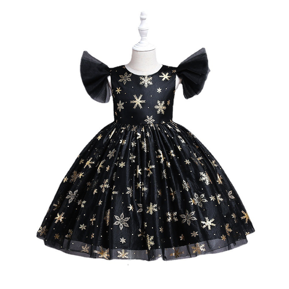 Girls Halloween Christmas Party Dress - Princess Gown Costume for Special Occasions