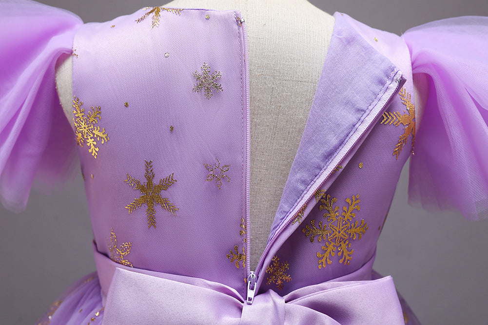 Girls Halloween Christmas Party Dress - Princess Gown Costume for Special Occasions