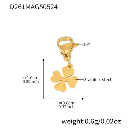 OMAIKA 5A Zircon Multi-element DIY Bracelet fashion European and American Anklet Stainless Steel Furnace Vacuum Electroplating Jewelry