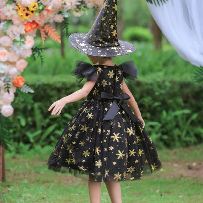 Girls Halloween Christmas Party Dress - Princess Gown Costume for Special Occasions