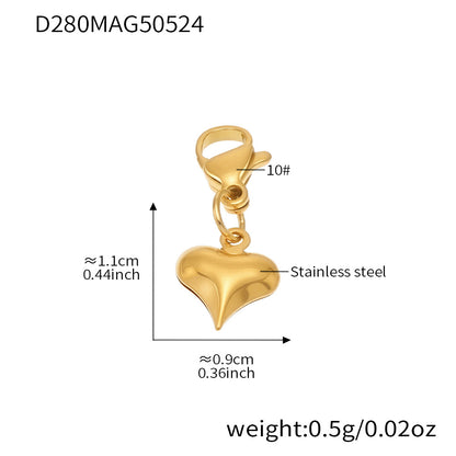 OMAIKA 5A Zircon Multi-element DIY Bracelet fashion European and American Anklet Stainless Steel Furnace Vacuum Electroplating Jewelry