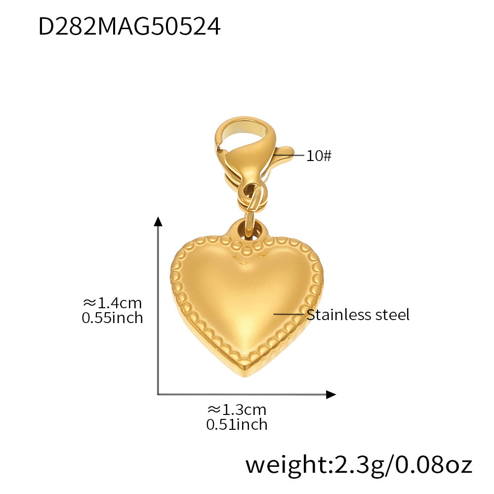 OMAIKA 5A Zircon Multi-element DIY Bracelet fashion European and American Anklet Stainless Steel Furnace Vacuum Electroplating Jewelry