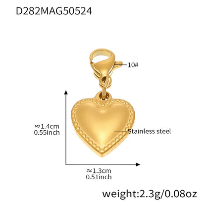 OMAIKA 5A Zircon Multi-element DIY Bracelet fashion European and American Anklet Stainless Steel Furnace Vacuum Electroplating Jewelry