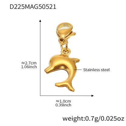 OMAIKA 5A Zircon Multi-element DIY Bracelet fashion European and American Anklet Stainless Steel Furnace Vacuum Electroplating Jewelry
