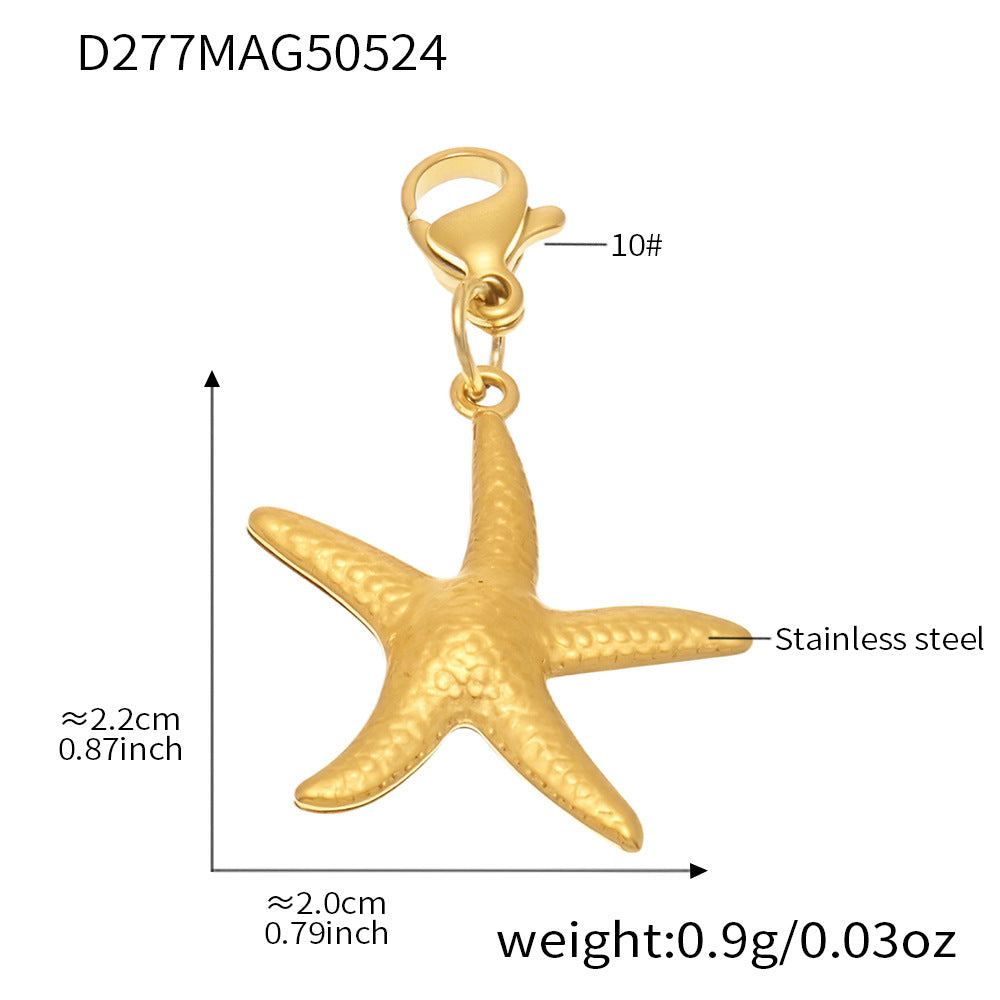 OMAIKA 5A Zircon Multi-element DIY Bracelet fashion European and American Anklet Stainless Steel Furnace Vacuum Electroplating Jewelry