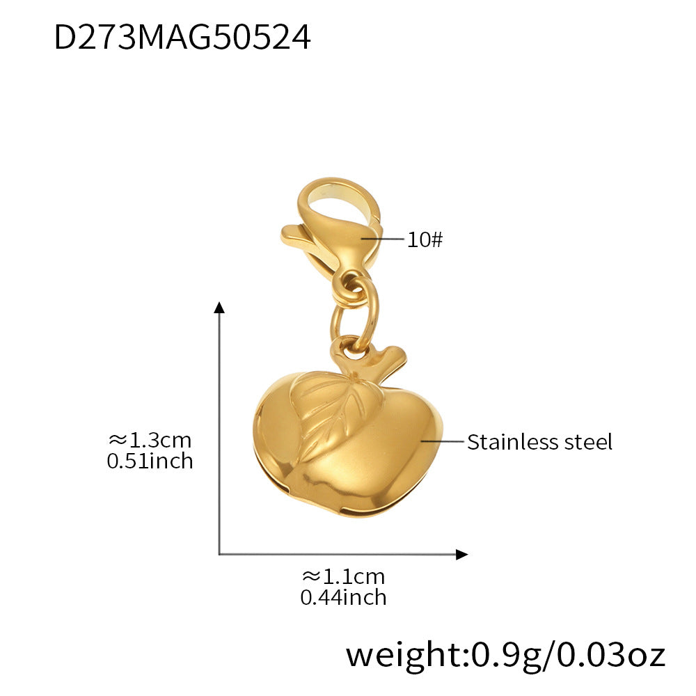 OMAIKA 5A Zircon Multi-element DIY Bracelet fashion European and American Anklet Stainless Steel Furnace Vacuum Electroplating Jewelry
