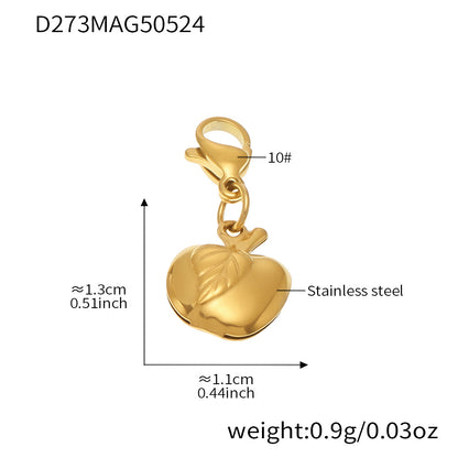 OMAIKA 5A Zircon Multi-element DIY Bracelet fashion European and American Anklet Stainless Steel Furnace Vacuum Electroplating Jewelry