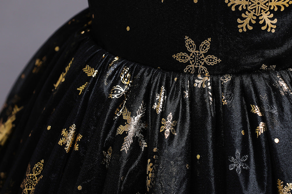 Girls Halloween Christmas Party Dress - Princess Gown Costume for Special Occasions