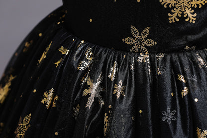 Girls Halloween Christmas Party Dress - Princess Gown Costume for Special Occasions