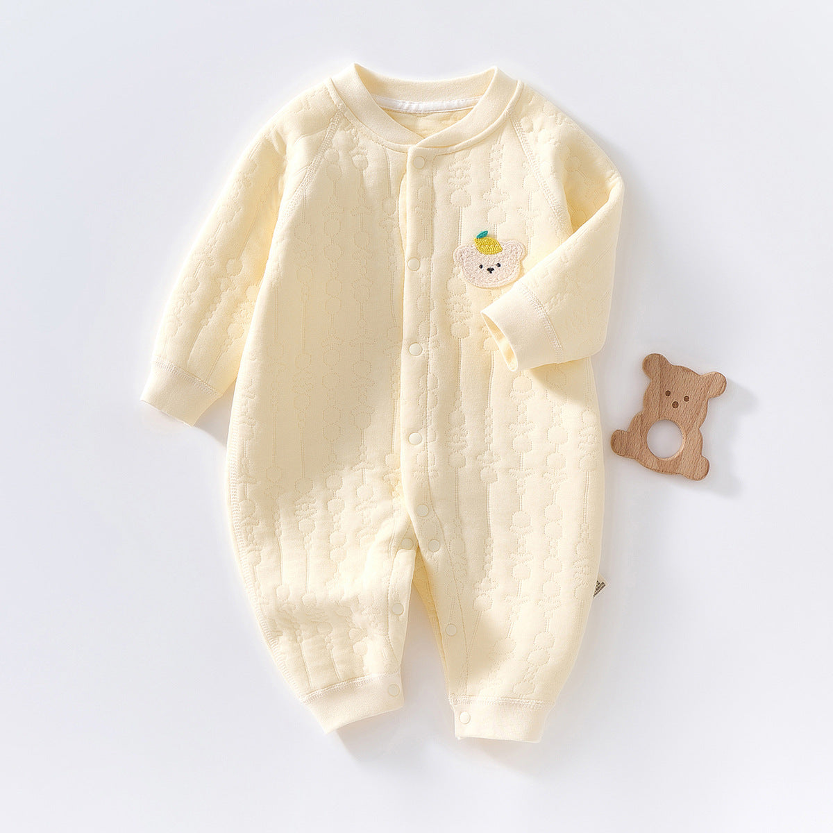 Baby Winter Clothes Pure Cotton Thickened Romper - Warm Padded Jumpsuit for Newborn Boys & Girls