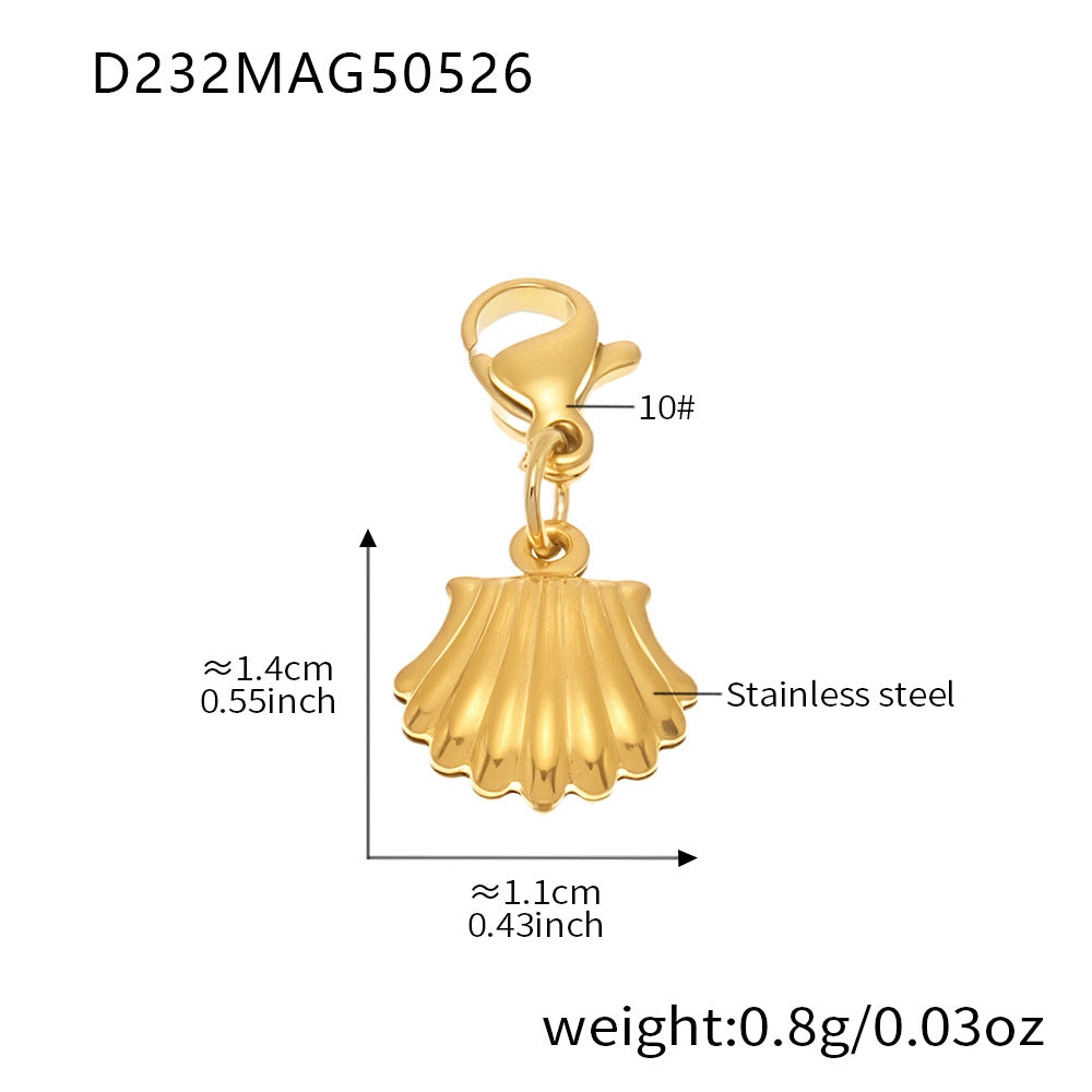 OMAIKA 5A Zircon Multi-element DIY Bracelet fashion European and American Anklet Stainless Steel Furnace Vacuum Electroplating Jewelry