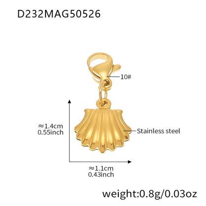 OMAIKA 5A Zircon Multi-element DIY Bracelet fashion European and American Anklet Stainless Steel Furnace Vacuum Electroplating Jewelry