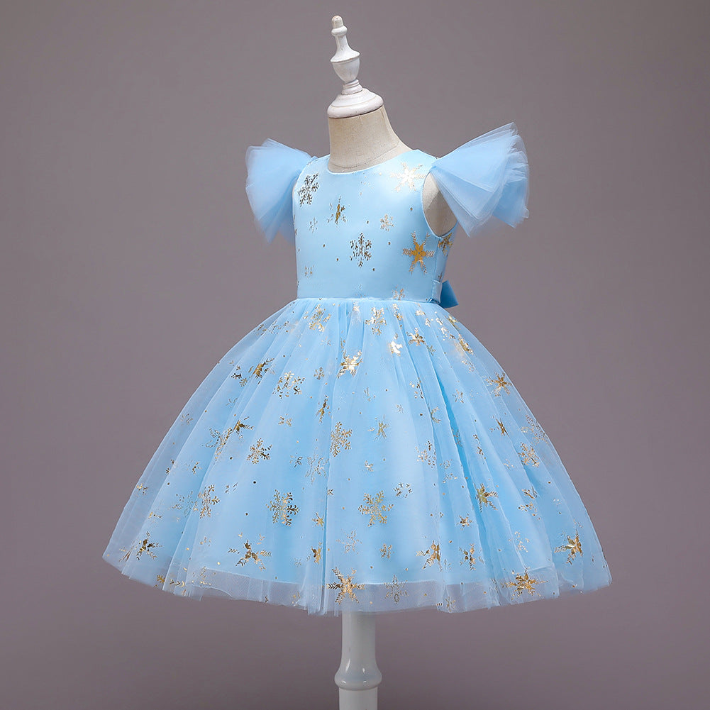 Girls Halloween Christmas Party Dress - Princess Gown Costume for Special Occasions