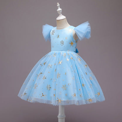 Girls Halloween Christmas Party Dress - Princess Gown Costume for Special Occasions