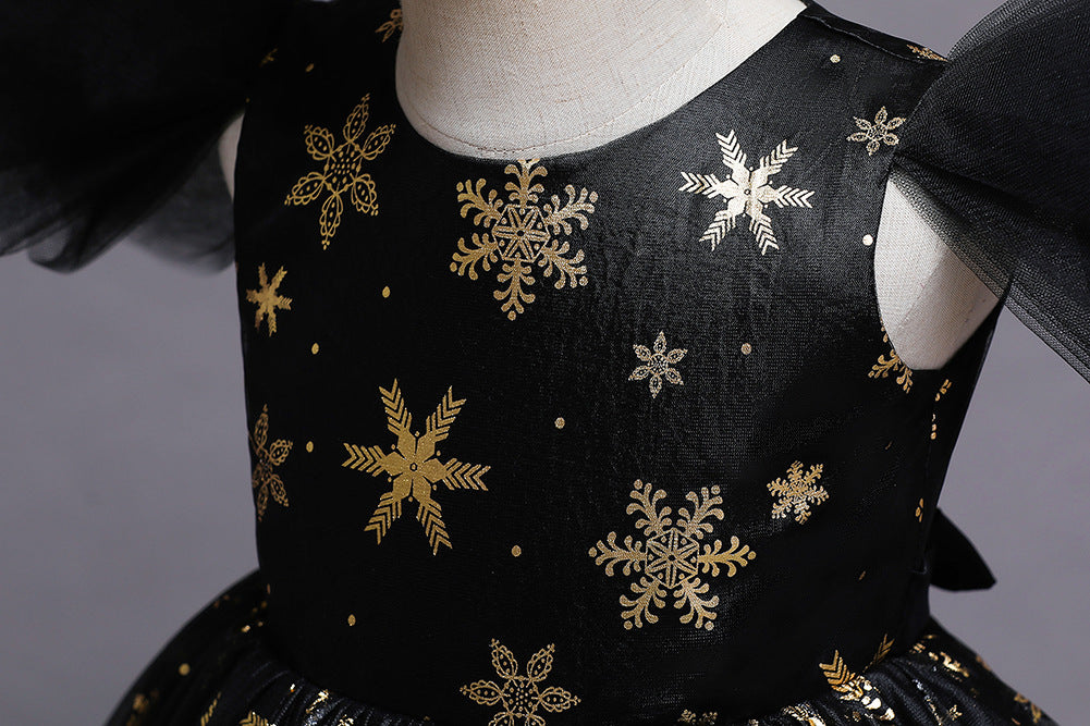 Girls Halloween Christmas Party Dress - Princess Gown Costume for Special Occasions