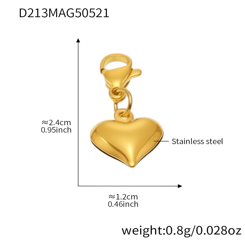 OMAIKA 5A Zircon Multi-element DIY Bracelet fashion European and American Anklet Stainless Steel Furnace Vacuum Electroplating Jewelry