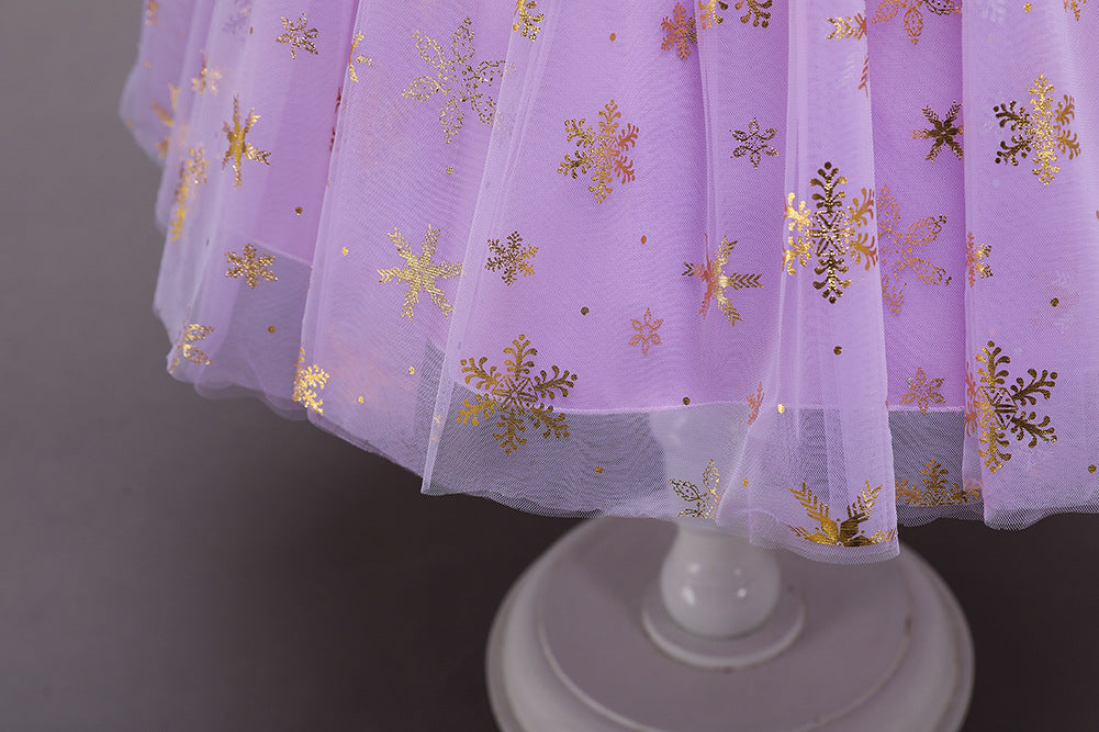 Girls Halloween Christmas Party Dress - Princess Gown Costume for Special Occasions