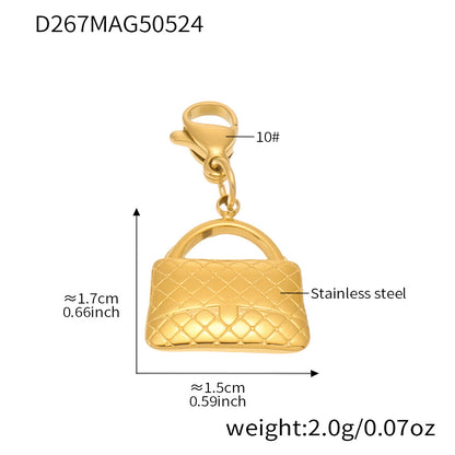 OMAIKA 5A Zircon Multi-element DIY Bracelet fashion European and American Anklet Stainless Steel Furnace Vacuum Electroplating Jewelry