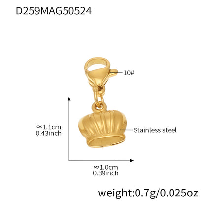 OMAIKA 5A Zircon Multi-element DIY Bracelet fashion European and American Anklet Stainless Steel Furnace Vacuum Electroplating Jewelry