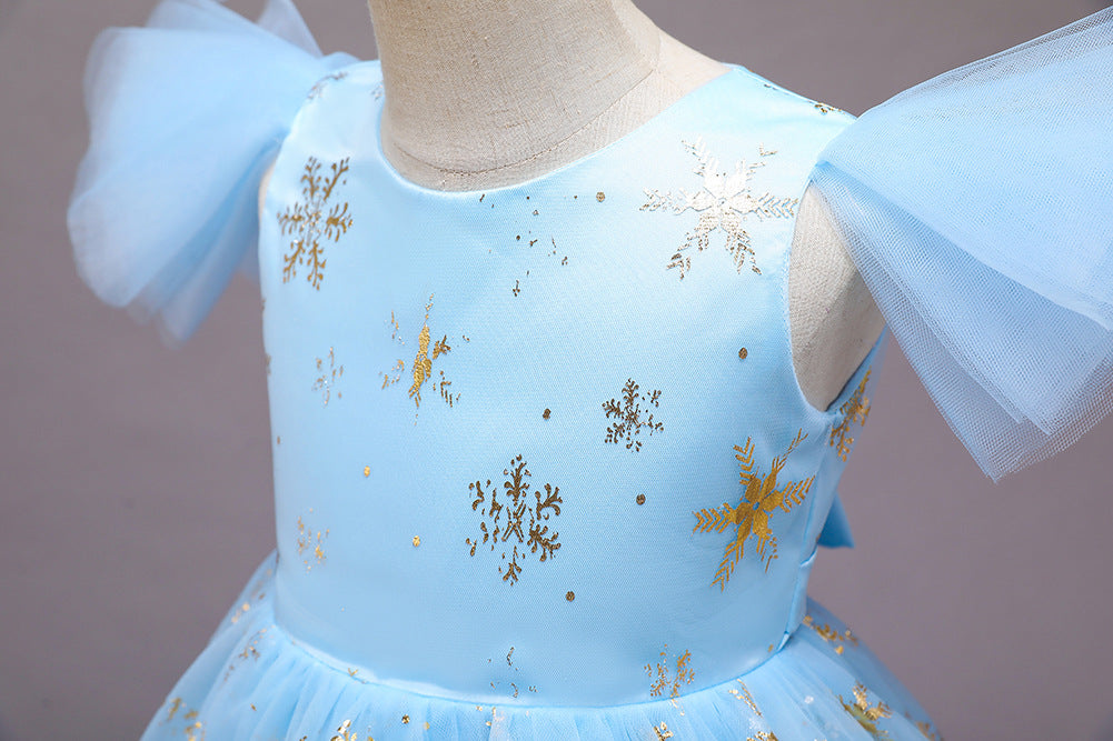 Girls Halloween Christmas Party Dress - Princess Gown Costume for Special Occasions