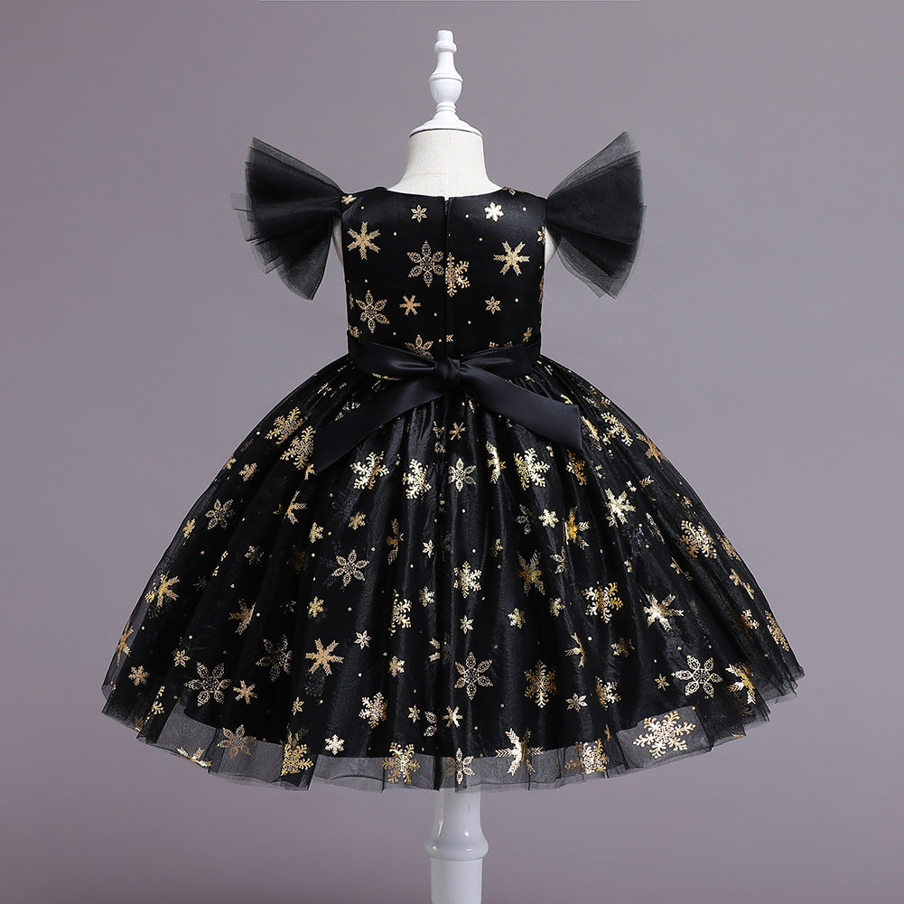 Girls Halloween Christmas Party Dress - Princess Gown Costume for Special Occasions