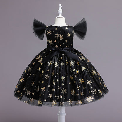 Girls Halloween Christmas Party Dress - Princess Gown Costume for Special Occasions