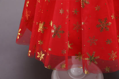 Girls Halloween Christmas Party Dress - Princess Gown Costume for Special Occasions