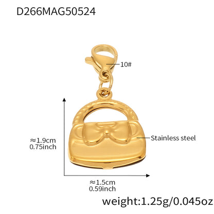 OMAIKA 5A Zircon Multi-element DIY Bracelet fashion European and American Anklet Stainless Steel Furnace Vacuum Electroplating Jewelry