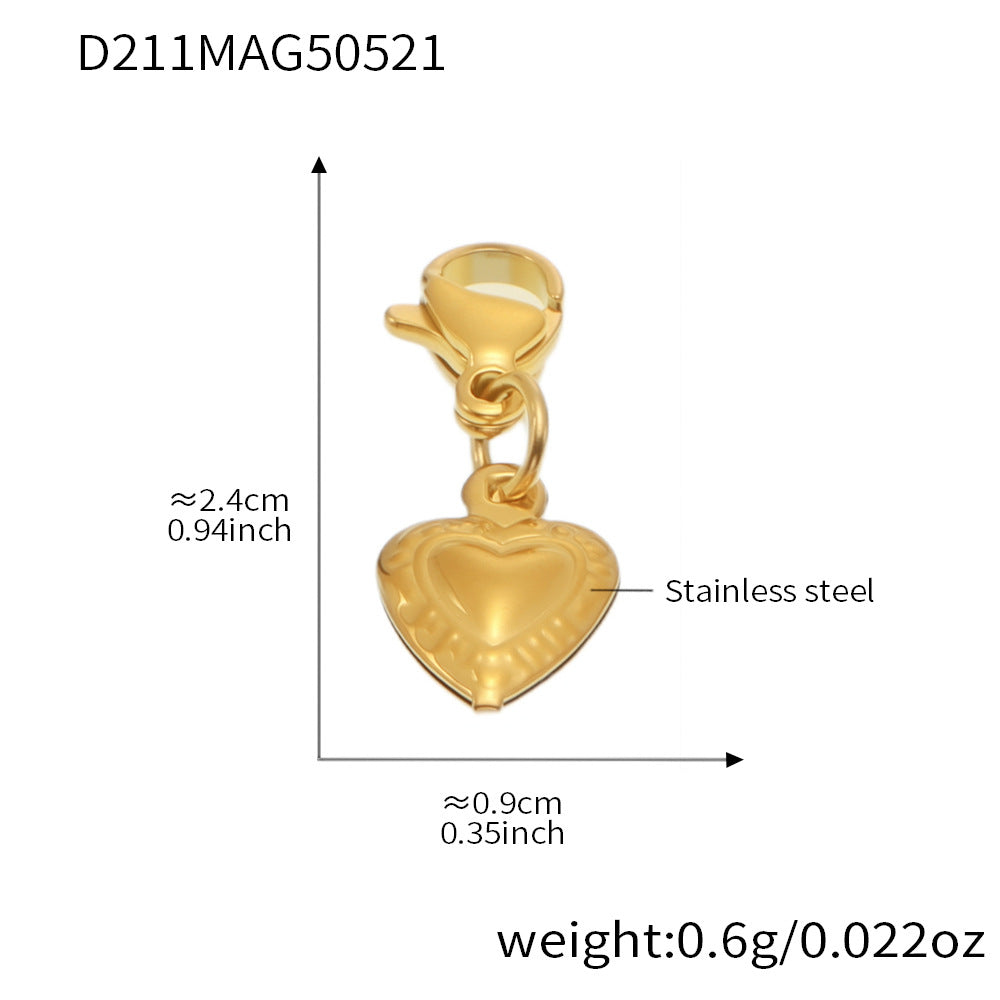 OMAIKA 5A Zircon Multi-element DIY Bracelet fashion European and American Anklet Stainless Steel Furnace Vacuum Electroplating Jewelry