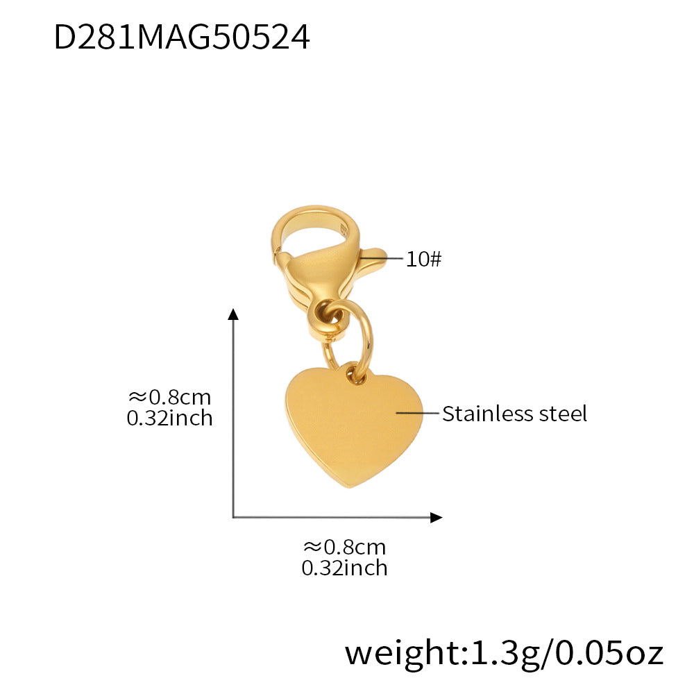 OMAIKA 5A Zircon Multi-element DIY Bracelet fashion European and American Anklet Stainless Steel Furnace Vacuum Electroplating Jewelry