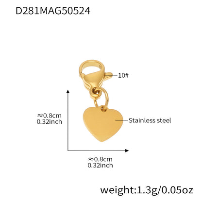 OMAIKA 5A Zircon Multi-element DIY Bracelet fashion European and American Anklet Stainless Steel Furnace Vacuum Electroplating Jewelry