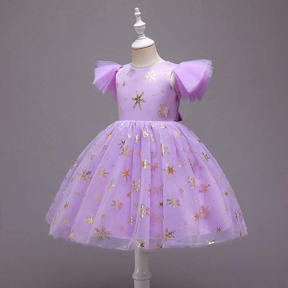 Girls Halloween Christmas Party Dress - Princess Gown Costume for Special Occasions