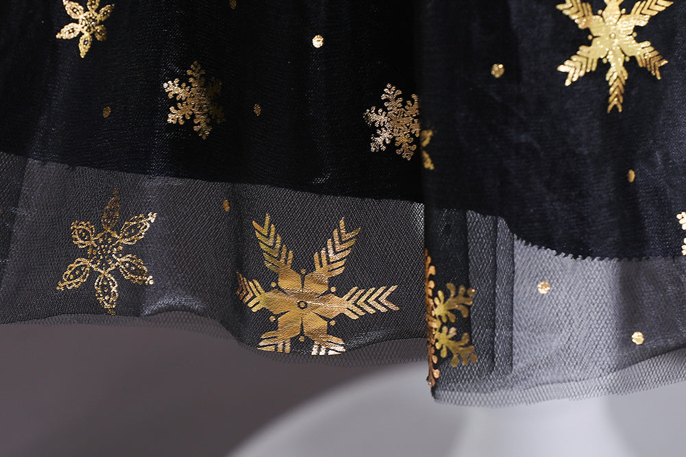 Girls Halloween Christmas Party Dress - Princess Gown Costume for Special Occasions