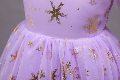 Girls Halloween Christmas Party Dress - Princess Gown Costume for Special Occasions