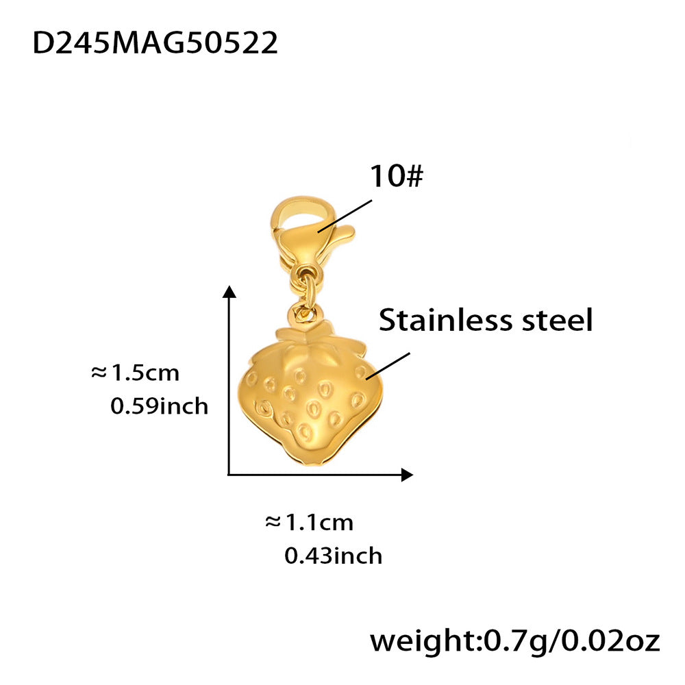 OMAIKA 5A Zircon Multi-element DIY Bracelet fashion European and American Anklet Stainless Steel Furnace Vacuum Electroplating Jewelry