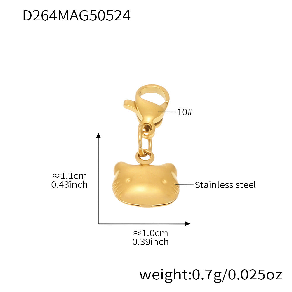 OMAIKA 5A Zircon Multi-element DIY Bracelet fashion European and American Anklet Stainless Steel Furnace Vacuum Electroplating Jewelry